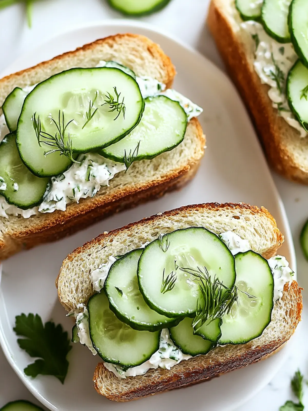 Delicious Cucumber Salad Sandwiches Perfect for Any Occasion 2 Cucumber Salad Sandwiches