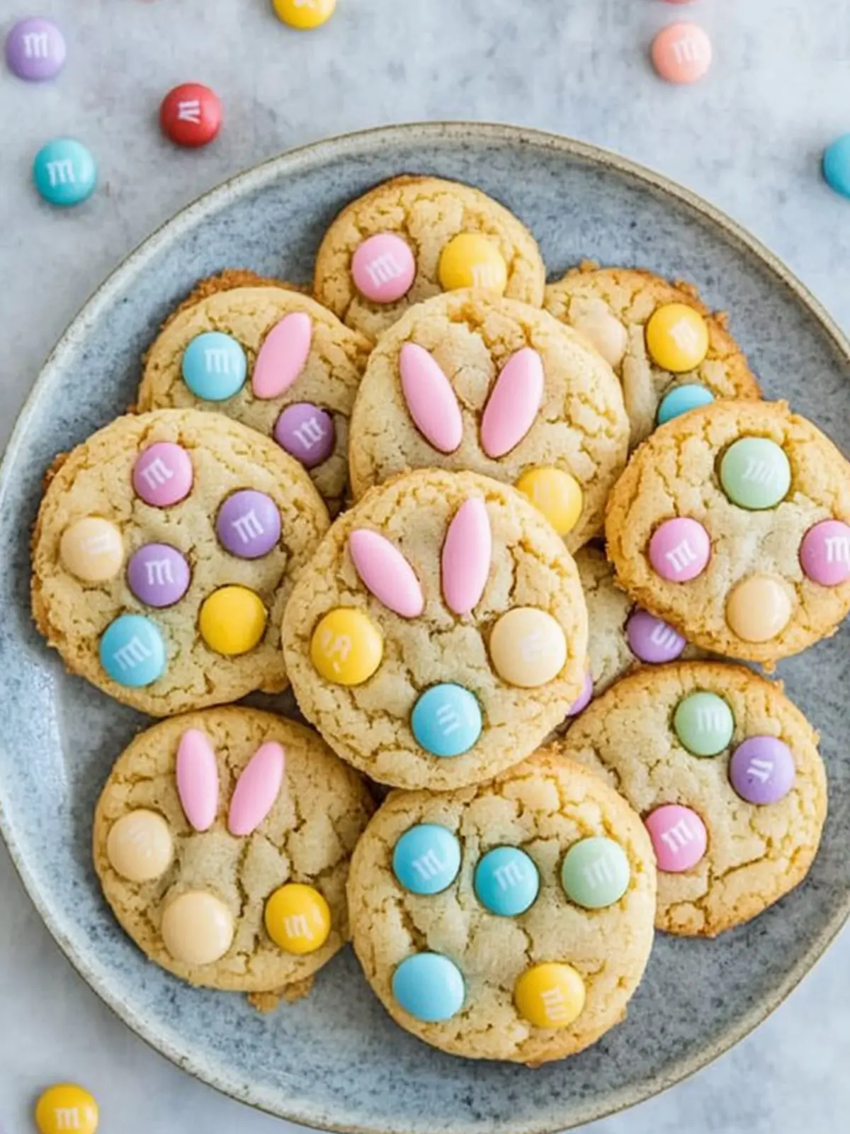 M&M Bunny Cookies: Sweet Joy for Your Easter Celebration 4 M&M Bunny Cookies