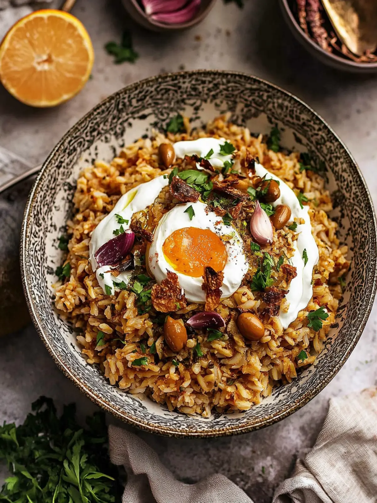 Mujadara: Comforting Lentils and Rice with Sweet Onions 2 Mujadara