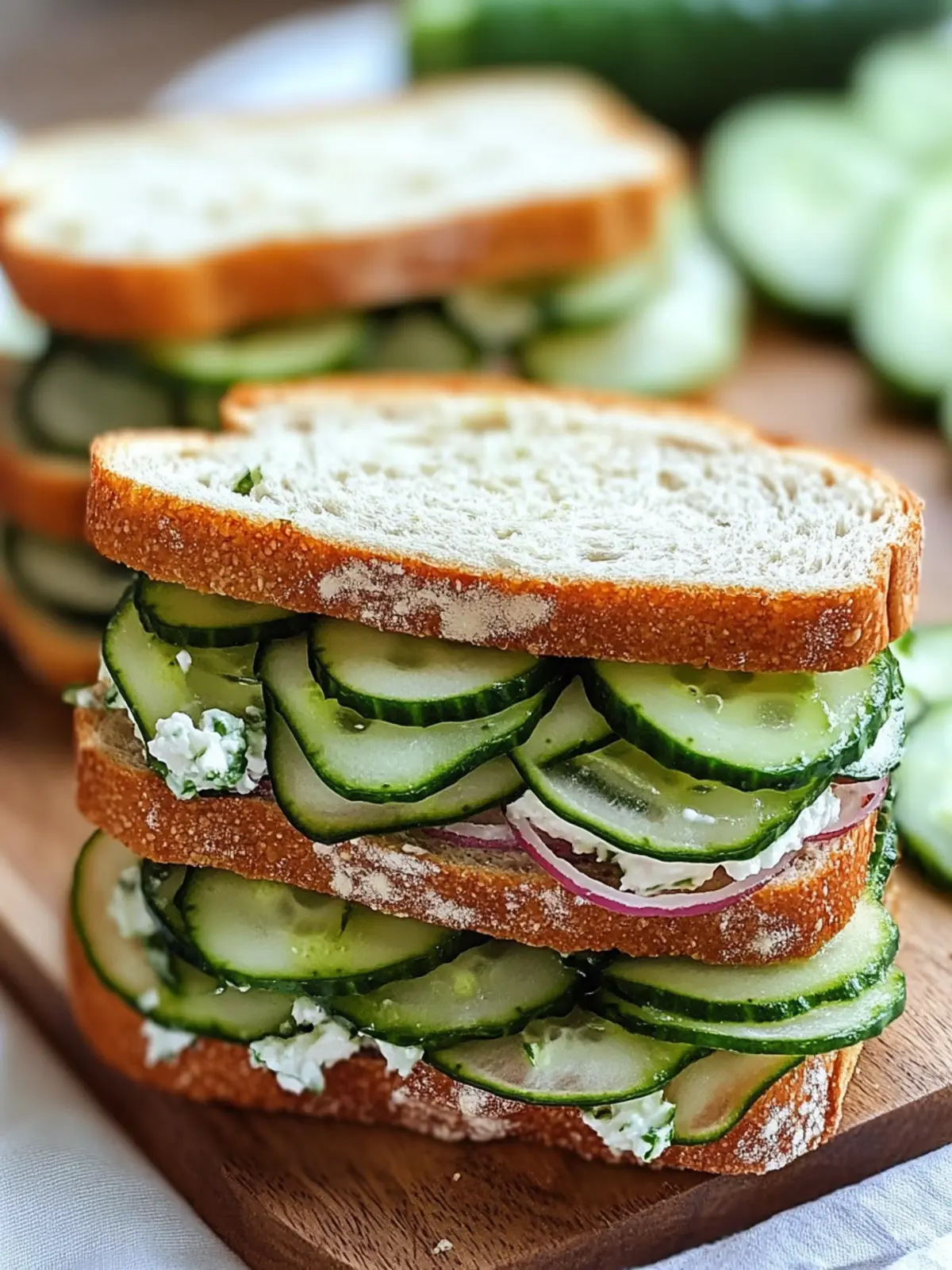 Delicious Cucumber Salad Sandwiches Perfect for Any Occasion 5 Cucumber Salad Sandwiches