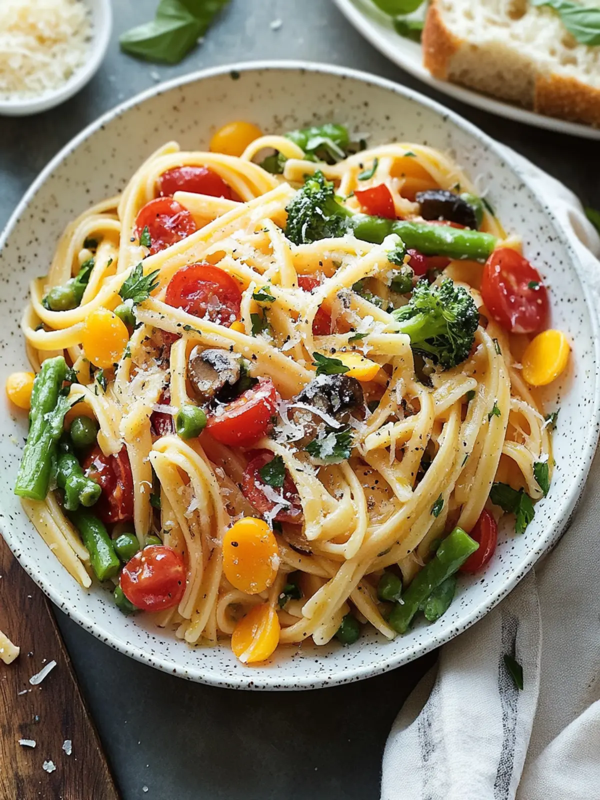 Vibrant Pasta Primavera: Quick, Healthy & Customizable Delight 3 Pasta Primavera