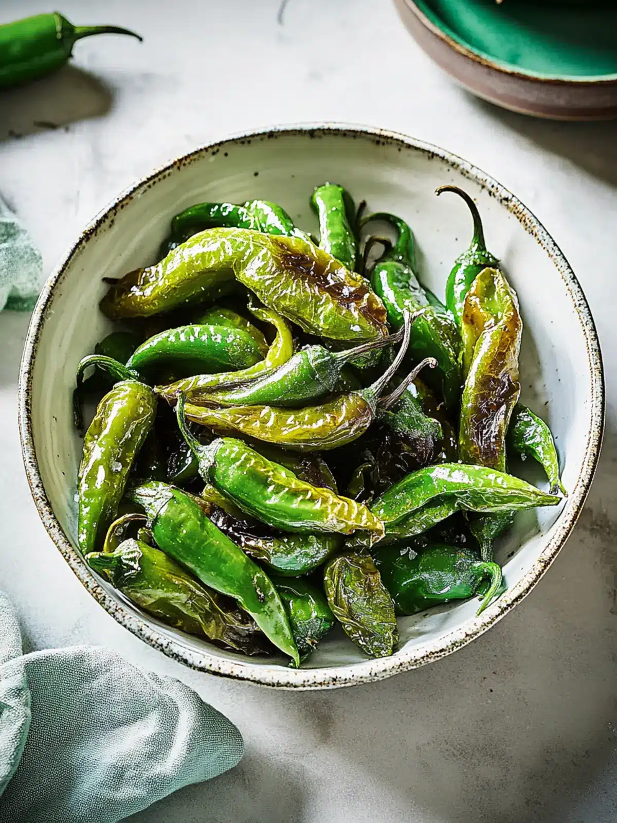 Savory Blistered Shishito Peppers Ready in 15 Minutes 3 Blistered Shishito Peppers