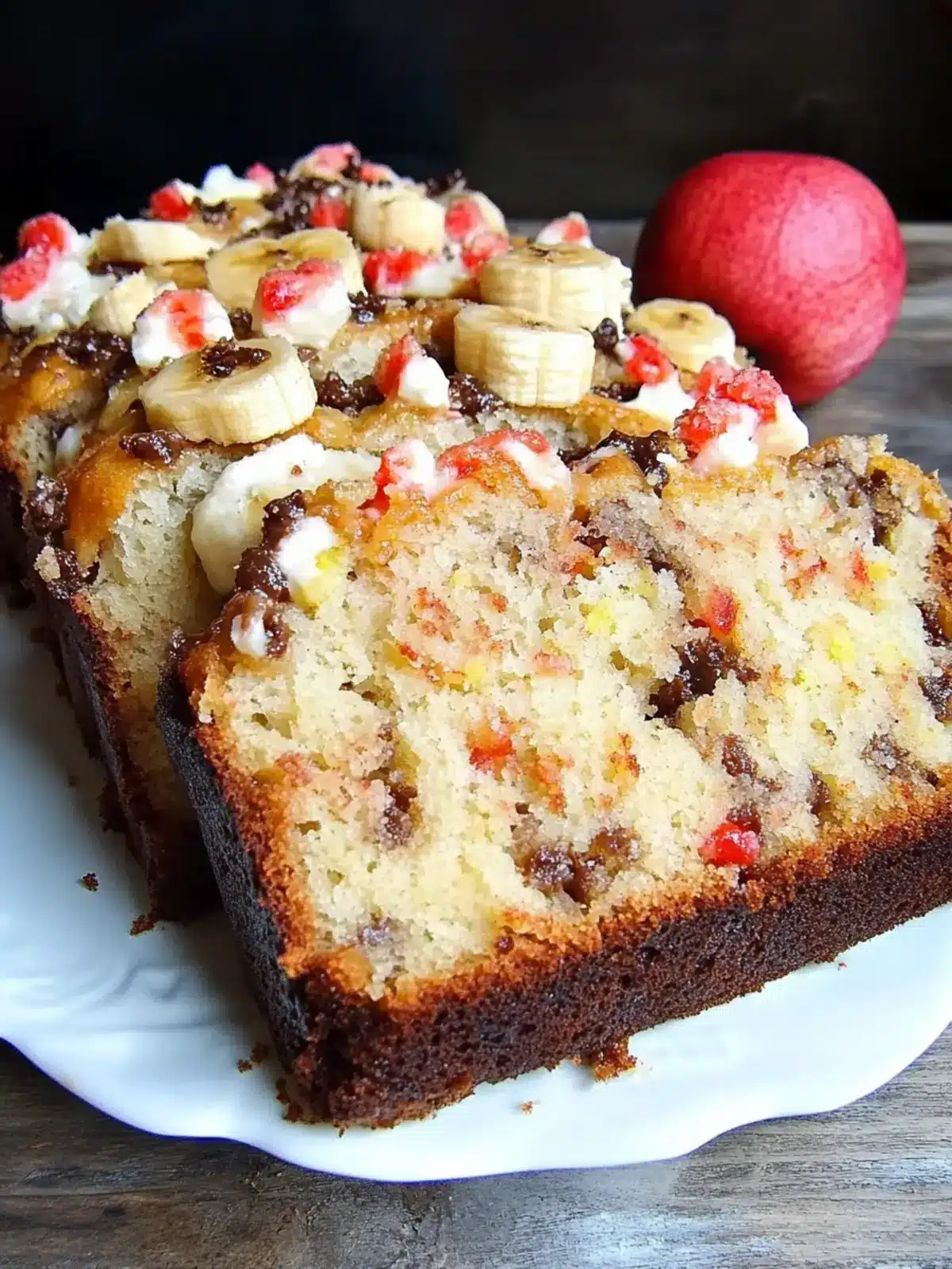 Deliciously Moist Banana Split Bread for Family Mornings 5 Banana Split Bread