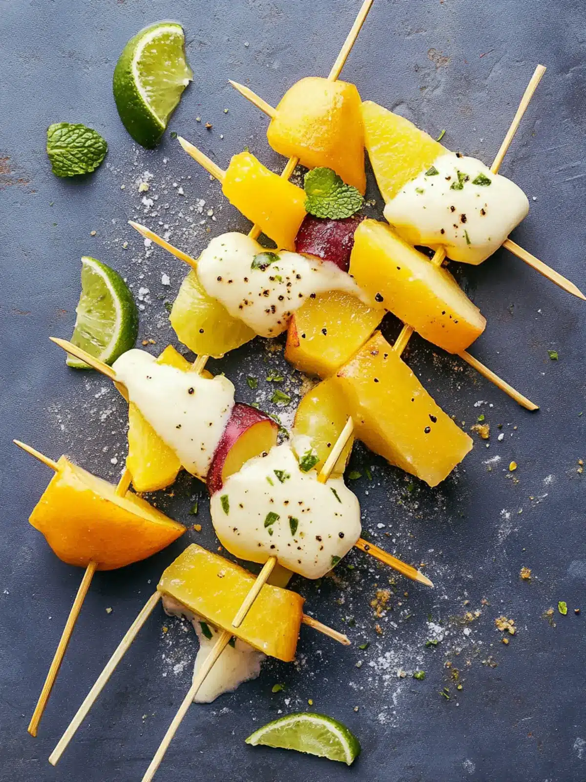 Frozen Tropical Fruit Kebabs for a Chill Dessert Vibe 5 Frozen Tropical Fruit Kebabs