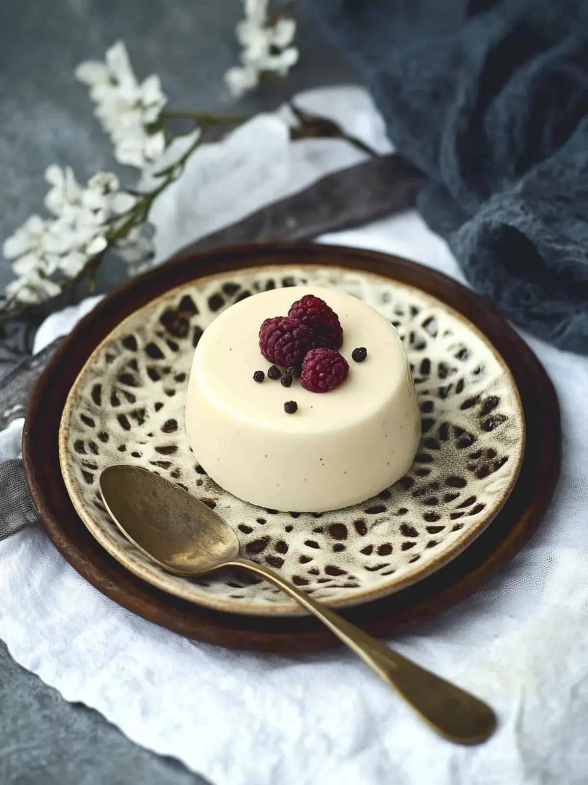 Creamy Grey Panna Cotta: A Delightful No-Bake Treat 3 Grey Panna Cotta
