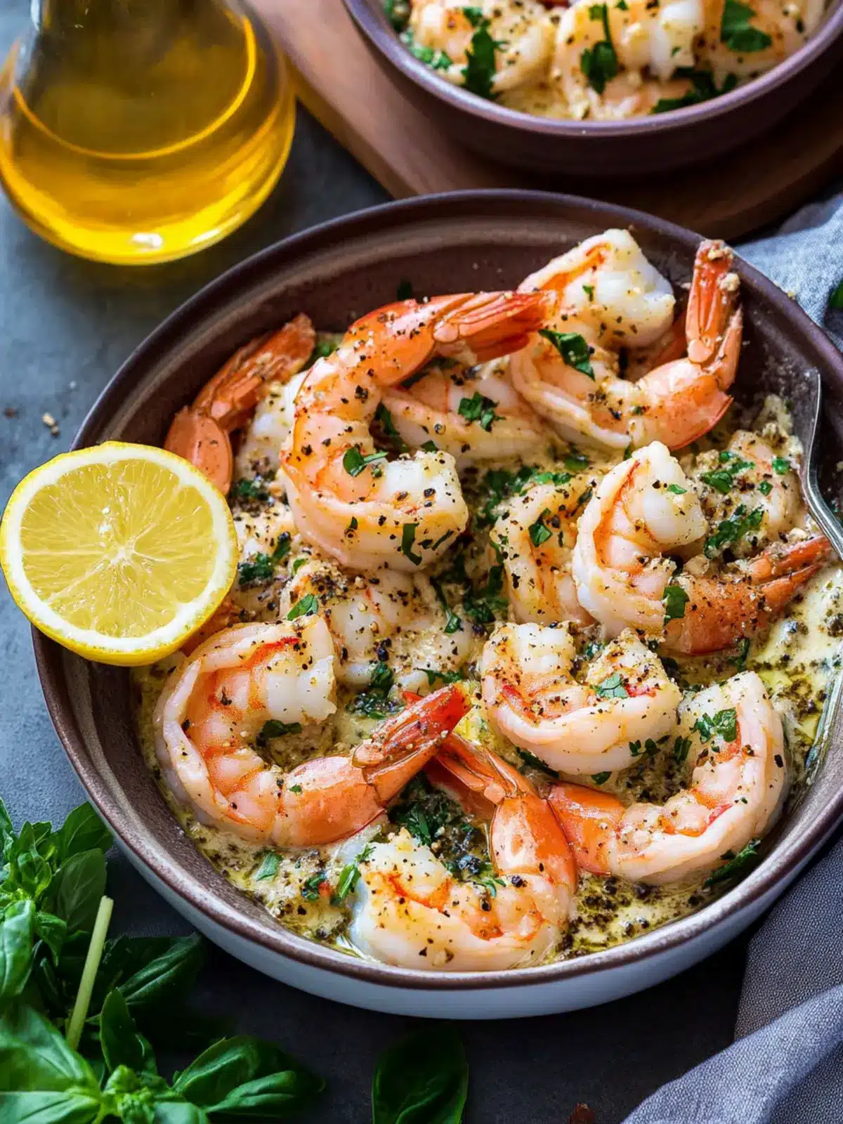 Savory Shrimp Oreganata with Crispy Garlic Breadcrumbs 2 Shrimp Oreganata