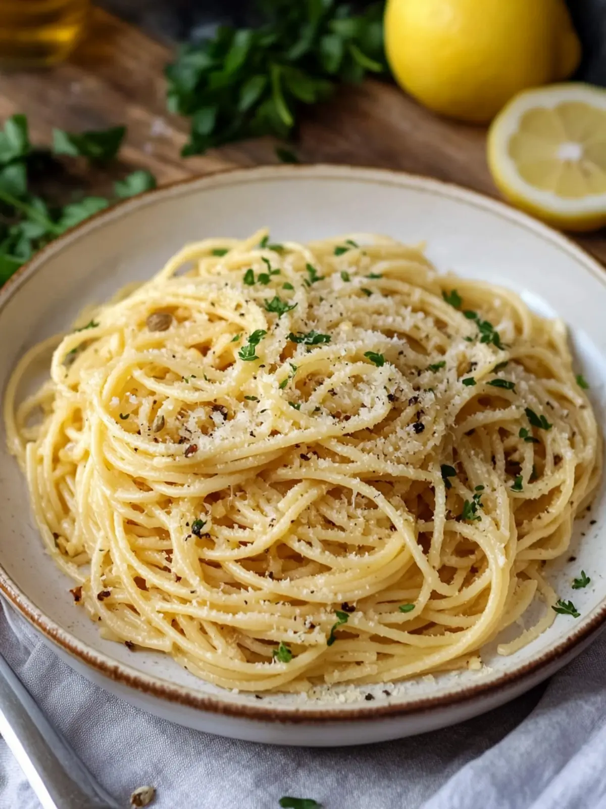 Lemon Garlic Pasta: Quick, Flavor-Packed Delight for Any Night 4 Lemon Garlic Pasta