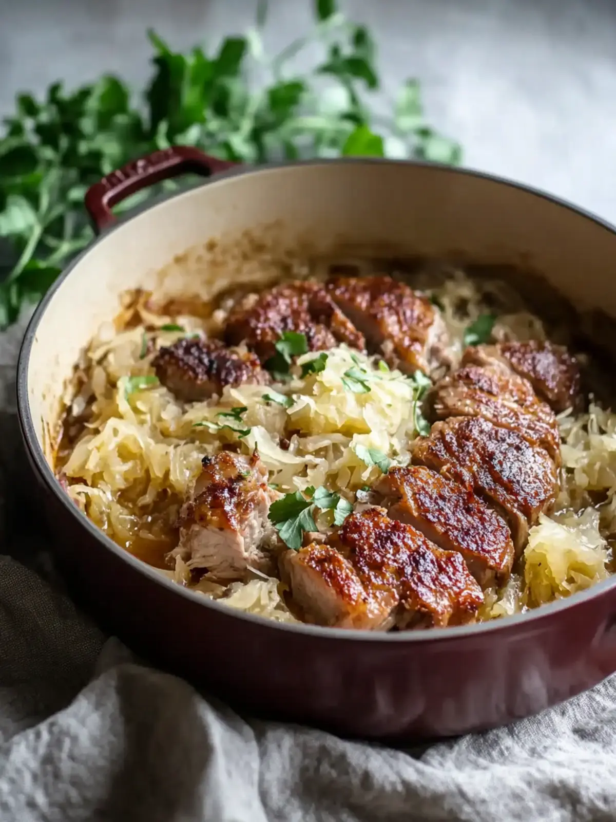 Braised Pork and Sauerkraut: A Comforting One-Pot Wonder 4 Braised Pork and Sauerkraut