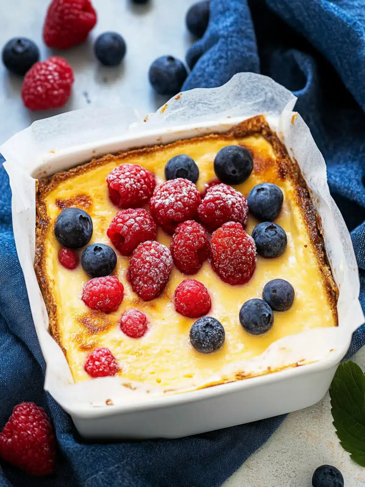 Delicious Baked Yogurt Cake with Fresh Berries Surprise 3 Baked Yogurt