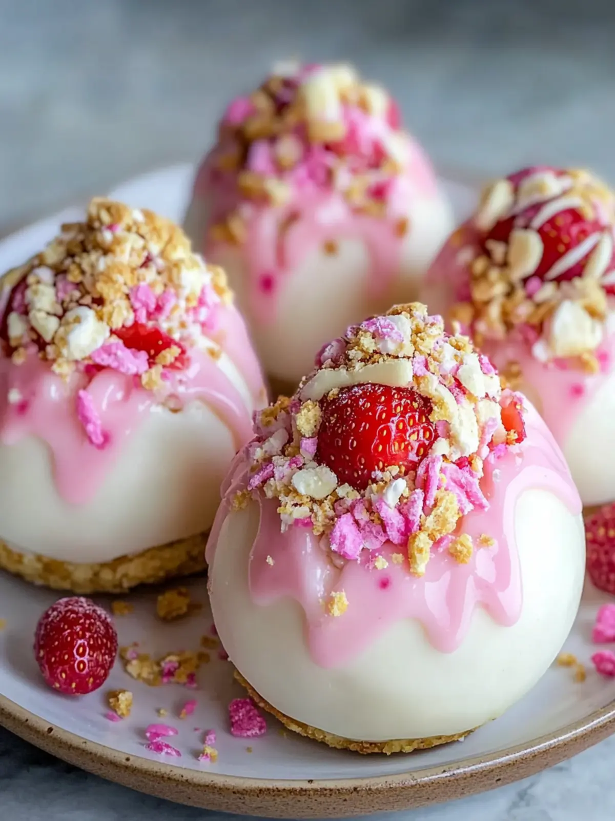 Strawberry Shortcake Easter Egg Bombs: No-Bake Spring Bliss 3 Strawberry Shortcake Easter Egg Bombs