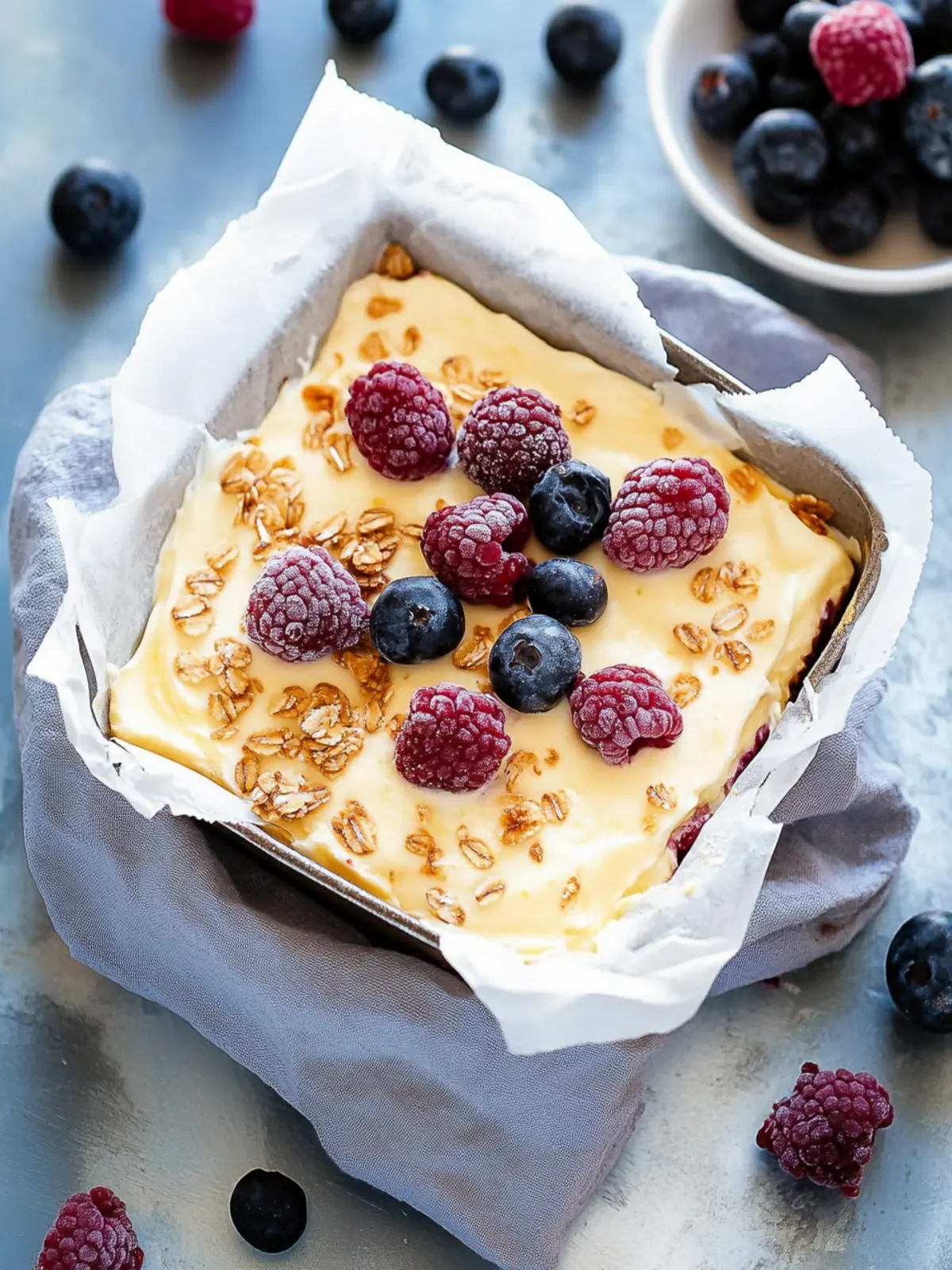 Delicious Baked Yogurt Cake with Fresh Berries Surprise 4 Baked Yogurt