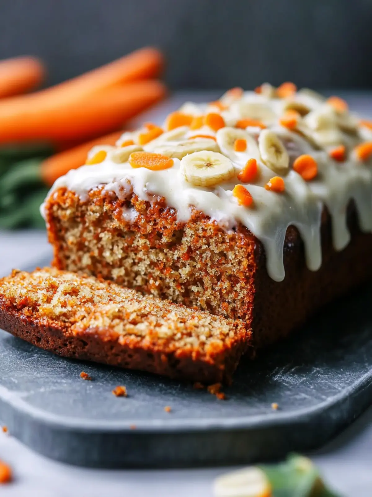 Delicious Carrot Cake Banana Bread for Your Family's Breakfast 4 Carrot Cake Banana Bread