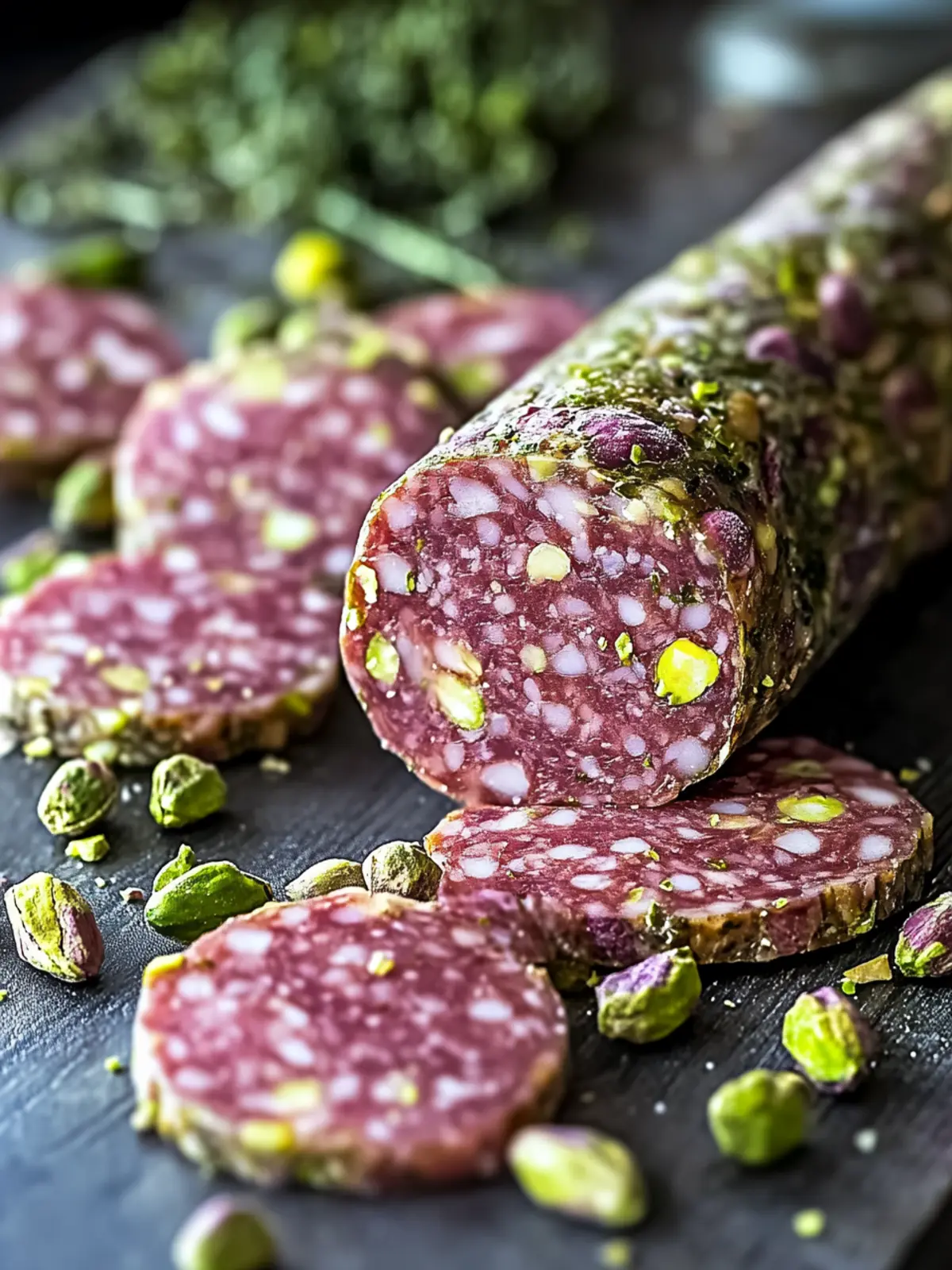 Delicious No-Bake Pistachio Salami for Effortless Indulgence 2 No-Bake Pistachio Salami