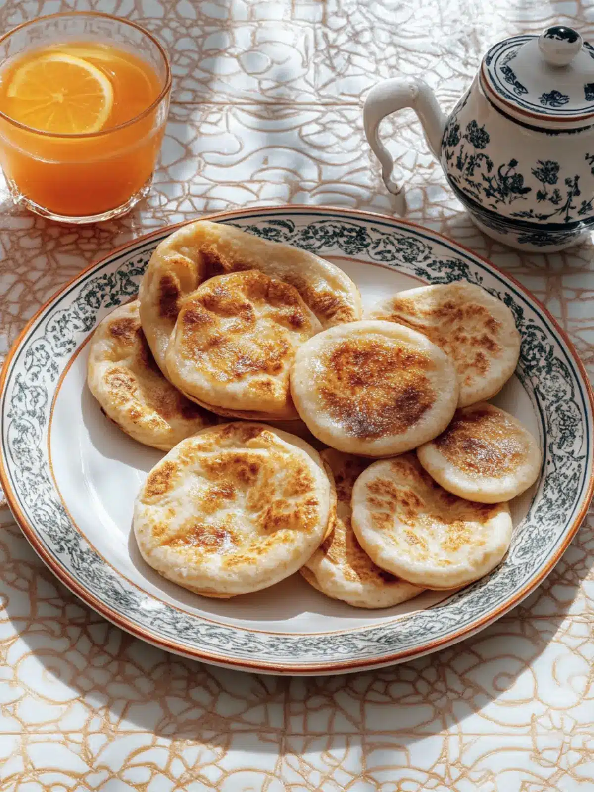 Delicious Moroccan Meloui - Flaky Pancakes to Impress! 3 Moroccan Meloui