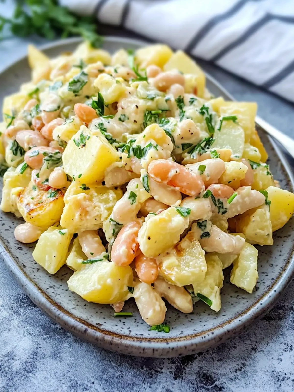 Brighten Up Your BBQ with Yellow Bean & Potato Salad 4 Yellow Bean & Potato Salad