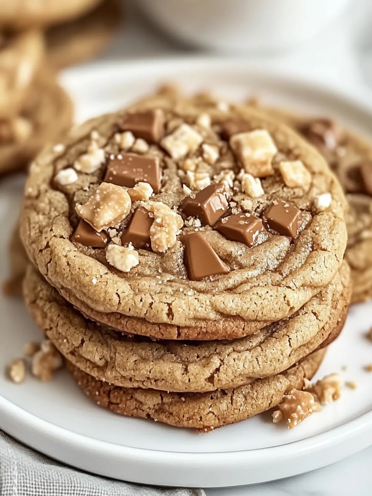 Brown Butter Coffee Toffee Cookies for Your Sweet Cravings 4 Brown Butter Coffee Toffee Cookies