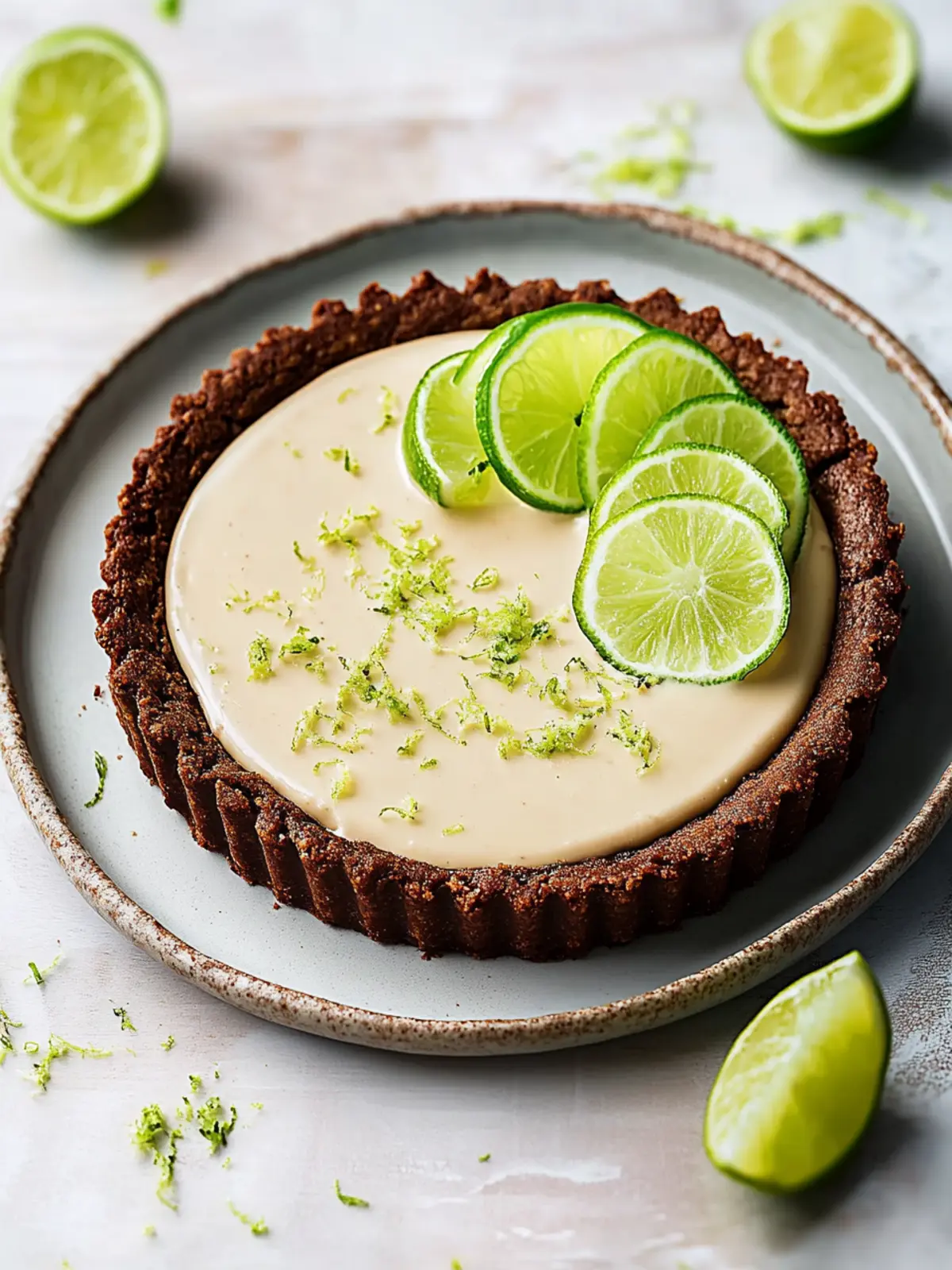 Cocoa-Nutty Lime Tart That Will Wow Your Taste Buds 5 Cocoa-Nutty Lime Tart