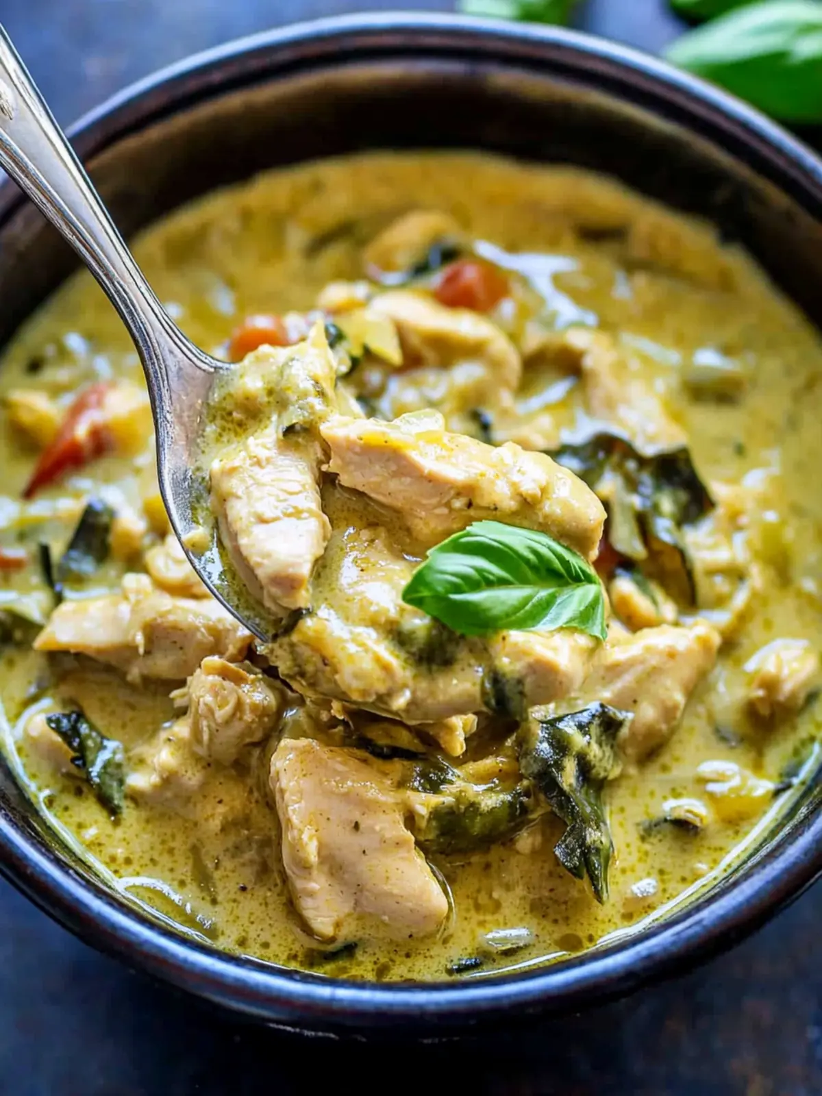 Basil Chicken Coconut Curry for Ultimate Comfort Food Bliss 3 Basil Chicken Coconut Curry