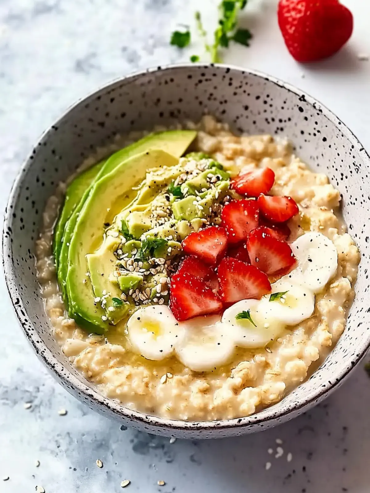 Savory Avocado Oatmeal: Your Quick & Creamy Morning Boost 3 Savory Avocado Oatmeal