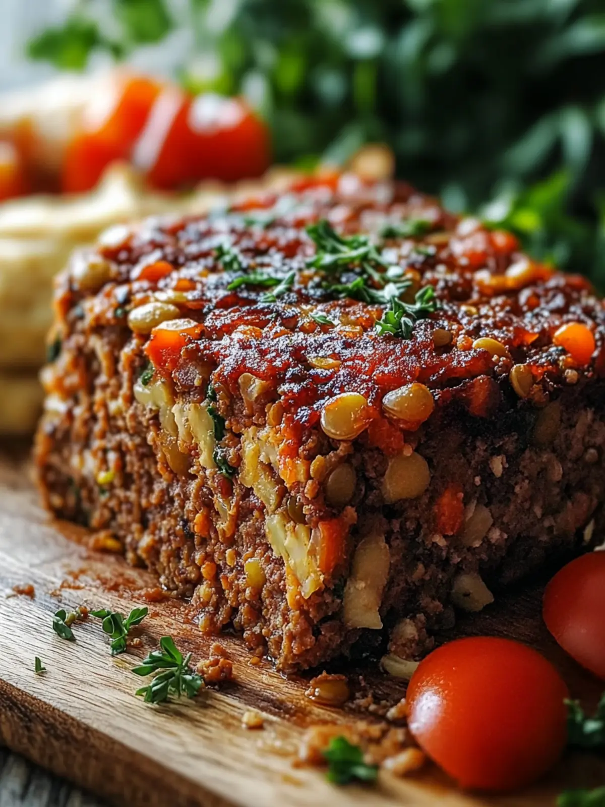 Amazing Lentil Meatloaf: A Hearty Vegan Delight for Everyone 2 Amazing Lentil Meatloaf