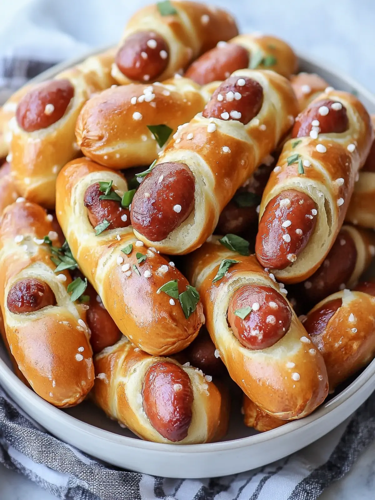 Irresistible Mini Pretzel Dogs for Your Next Snack Attack 4 Mini Pretzel Dogs