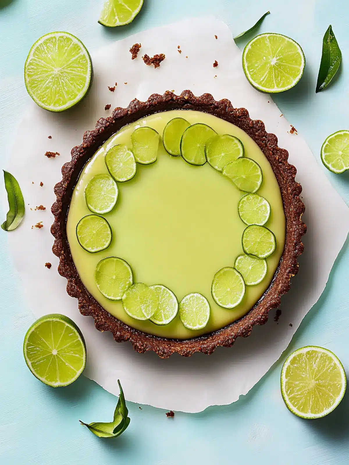 Cocoa-Nutty Lime Tart That Will Wow Your Taste Buds 3 Cocoa-Nutty Lime Tart