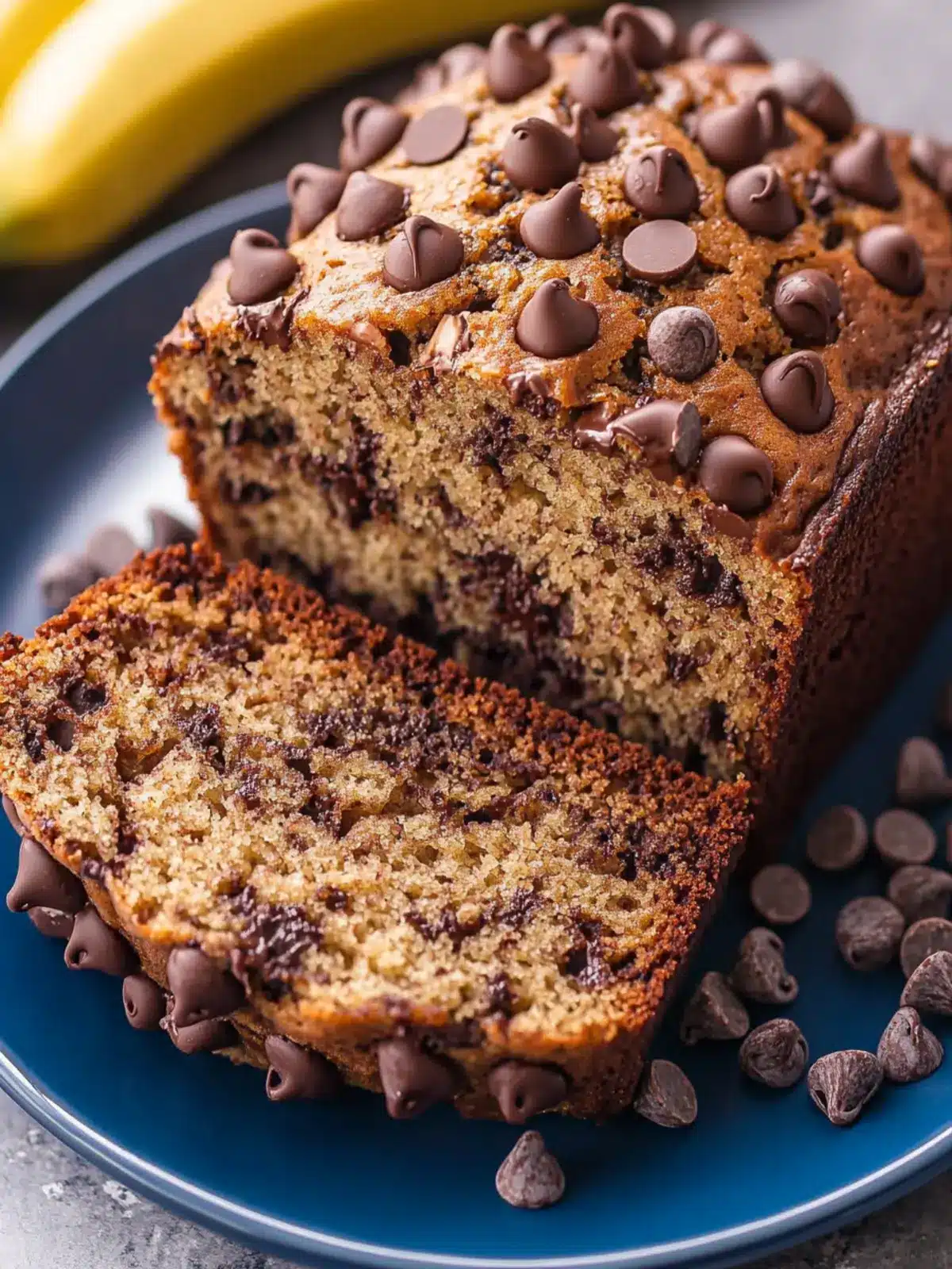 Irresistibly Moist Chocolate Chip Banana Bread Recipe 5 Chocolate Chip Banana Bread