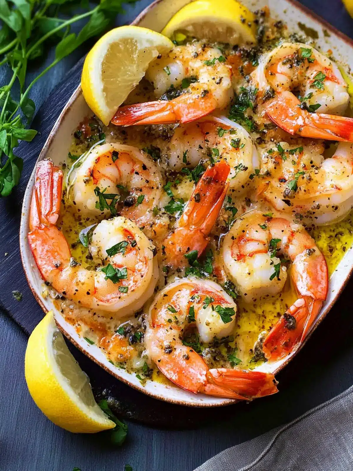 Savory Shrimp Oreganata with Crispy Garlic Breadcrumbs 4 Shrimp Oreganata