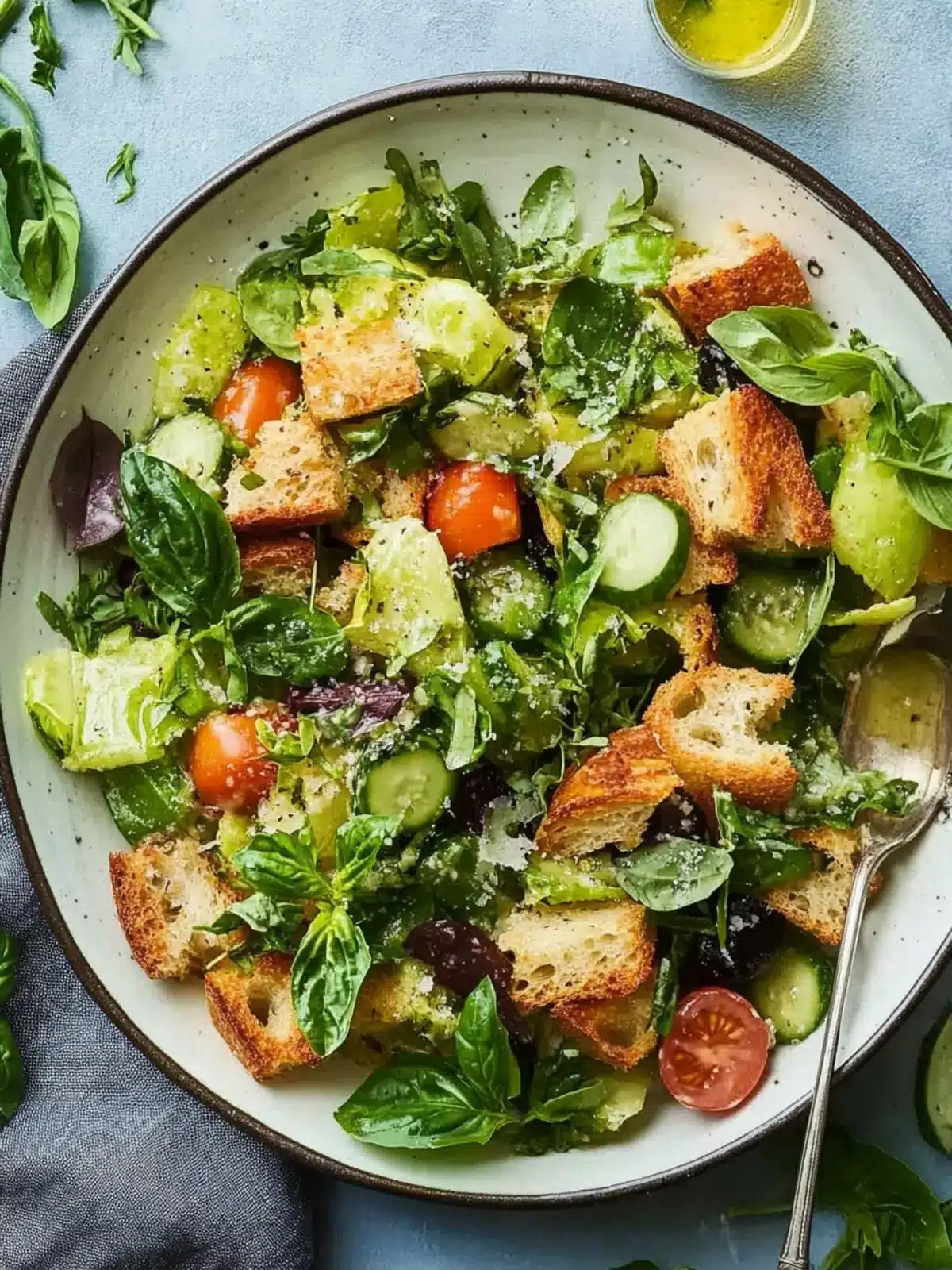 Brighten Up Your Day with Fresh Spring Panzanella Salad 3 Spring Panzanella