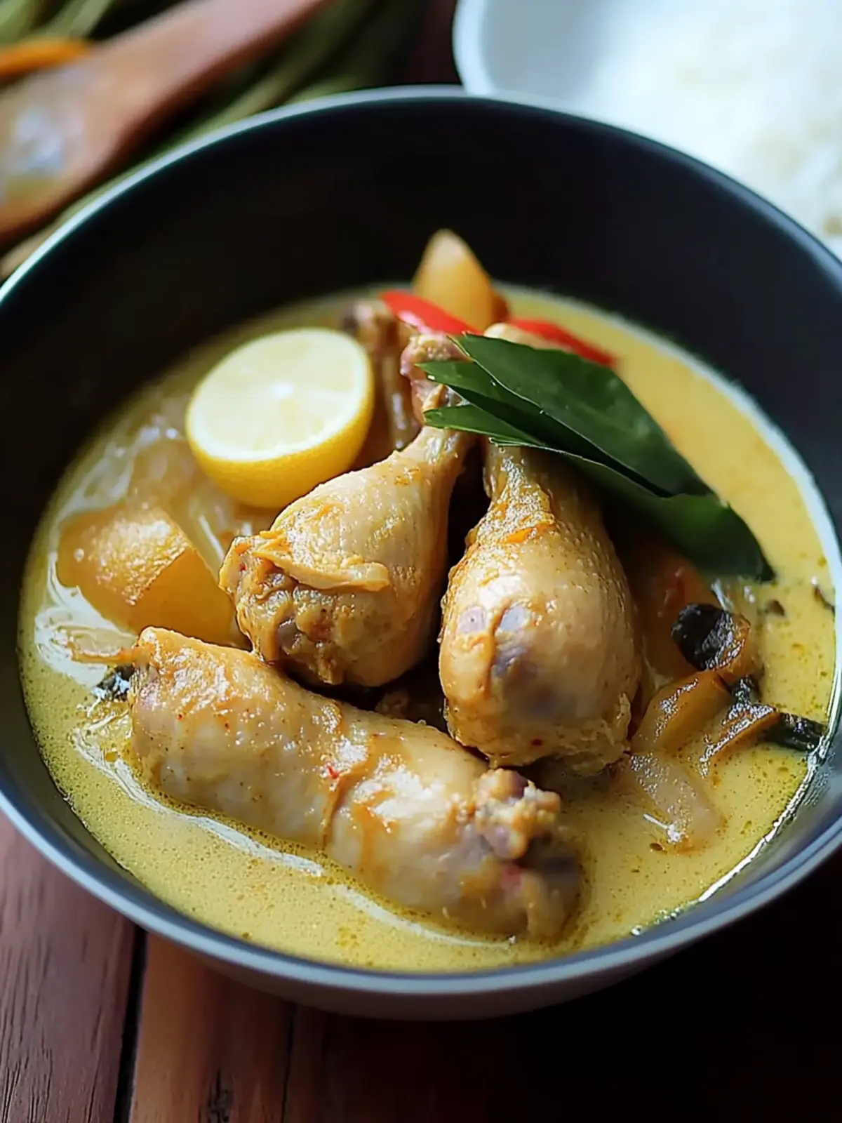 Creamy Opor Ayam: Discover Indonesian Chicken Curry Bliss 3 Opor Ayam (Indonesian Chicken Curry)