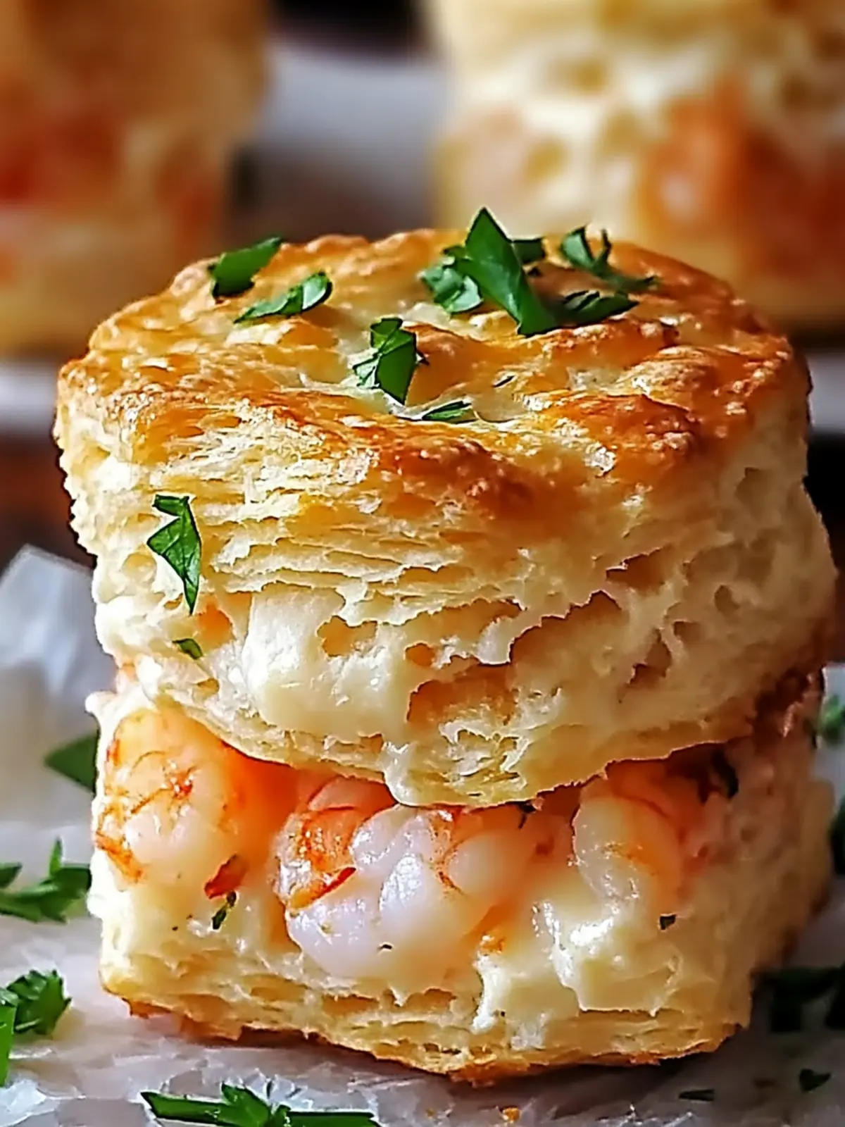 Shrimp Crab Biscuit Melts: Easy Seafood Bliss at Home 4 Shrimp Crab Biscuit Melts