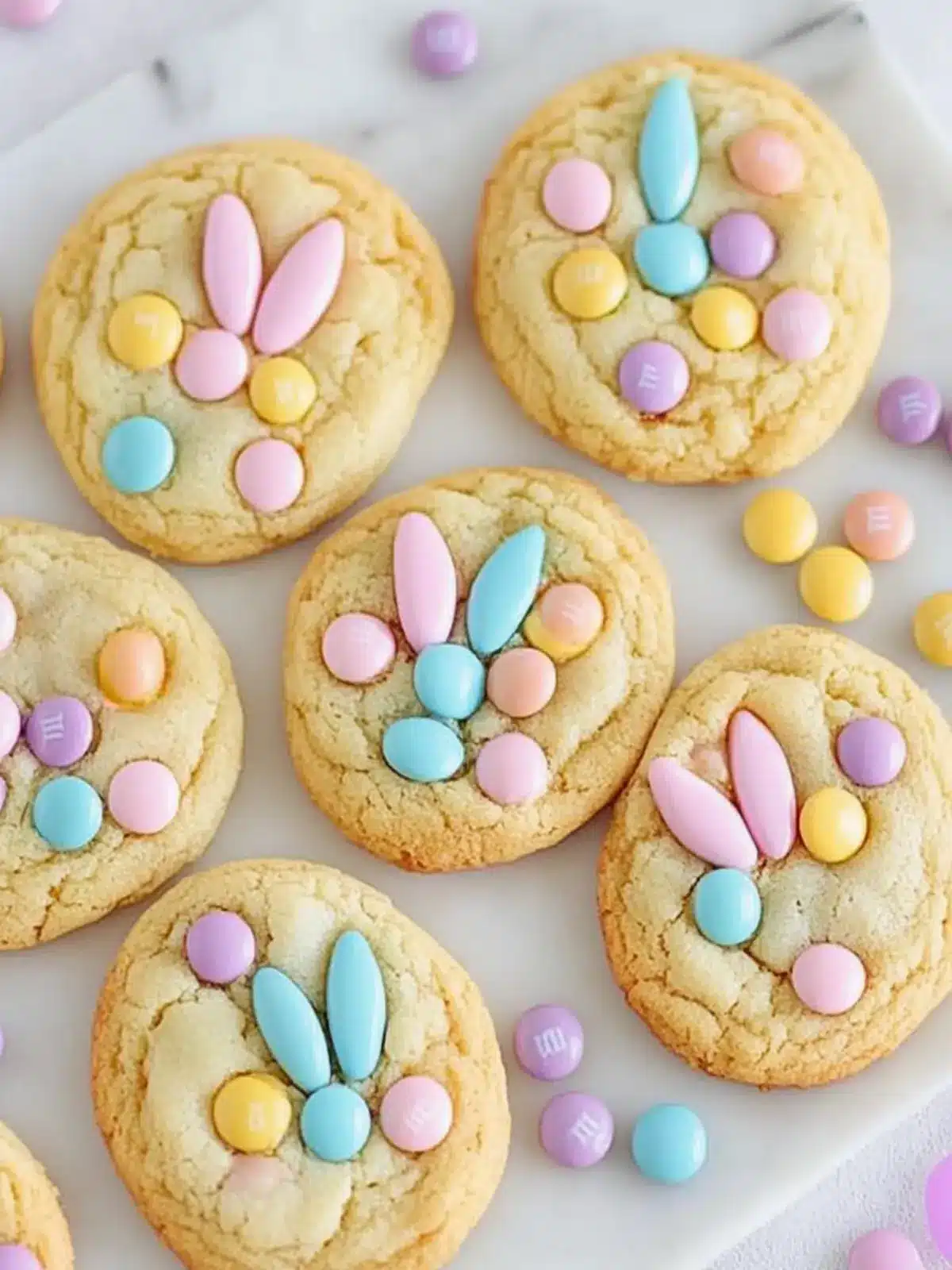 M&M Bunny Cookies: Sweet Joy for Your Easter Celebration 2 M&M Bunny Cookies