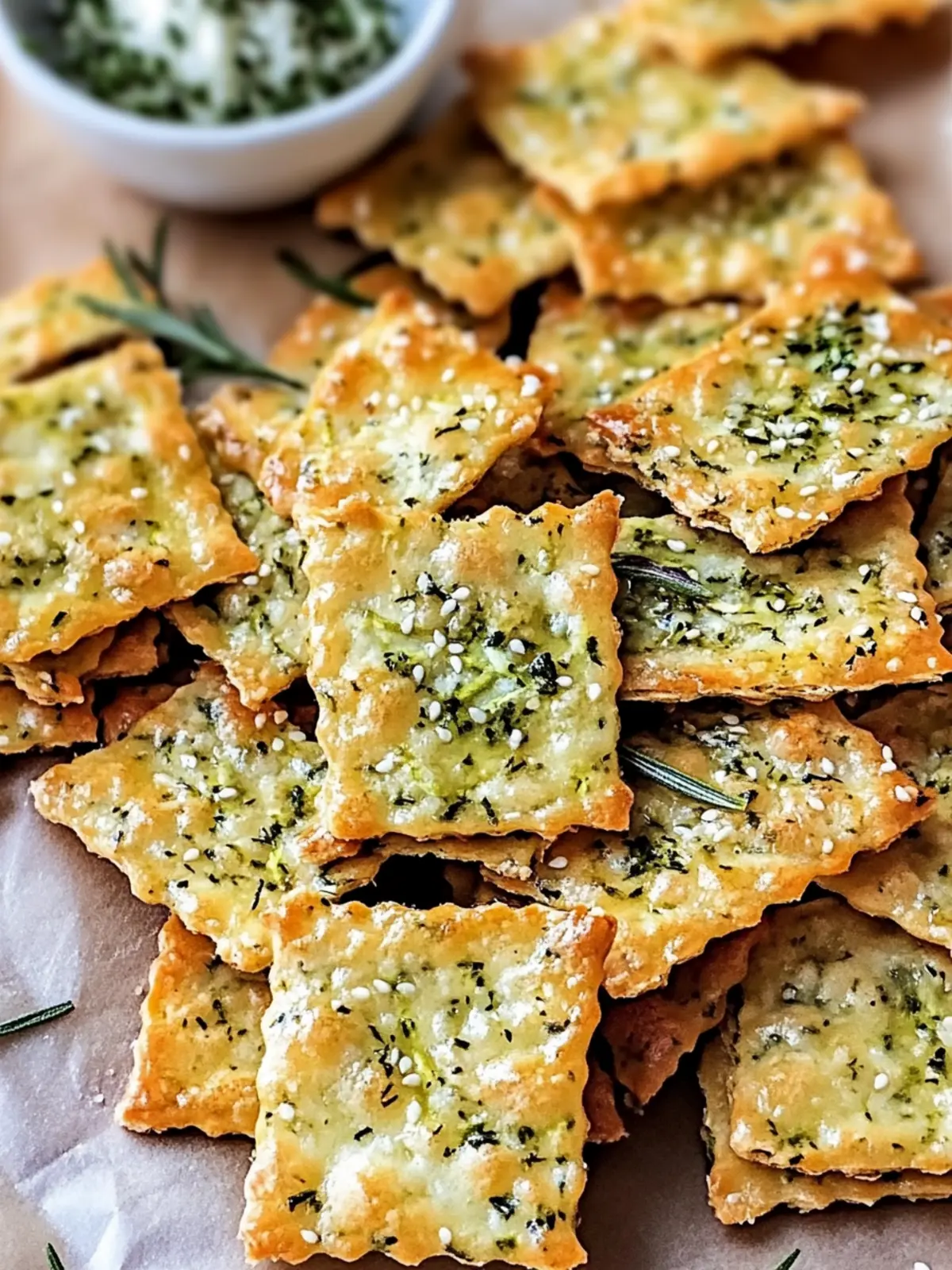 Bake Zucchini Herb Crackers for Crunchy, Guilt-Free Snacking 4 Bake Zucchini Herb Crackers