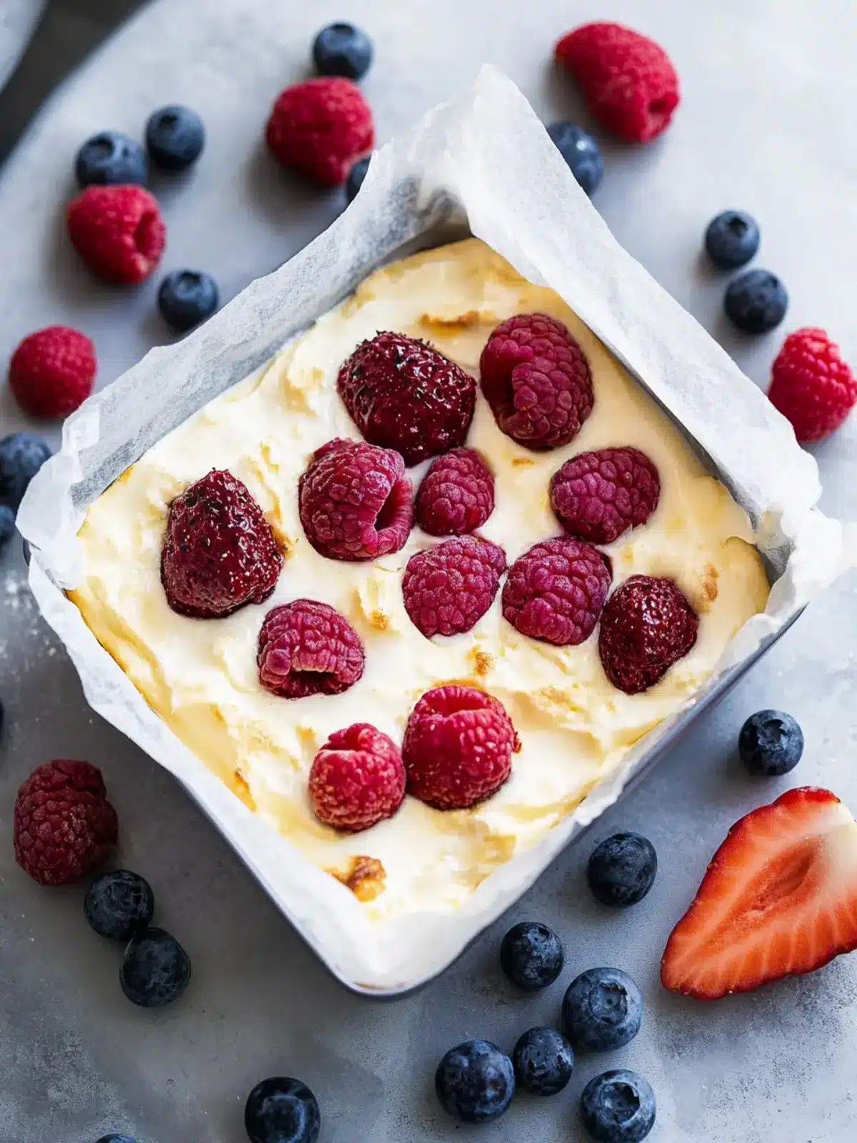 Delicious Baked Yogurt Cake with Fresh Berries Surprise 5 Baked Yogurt