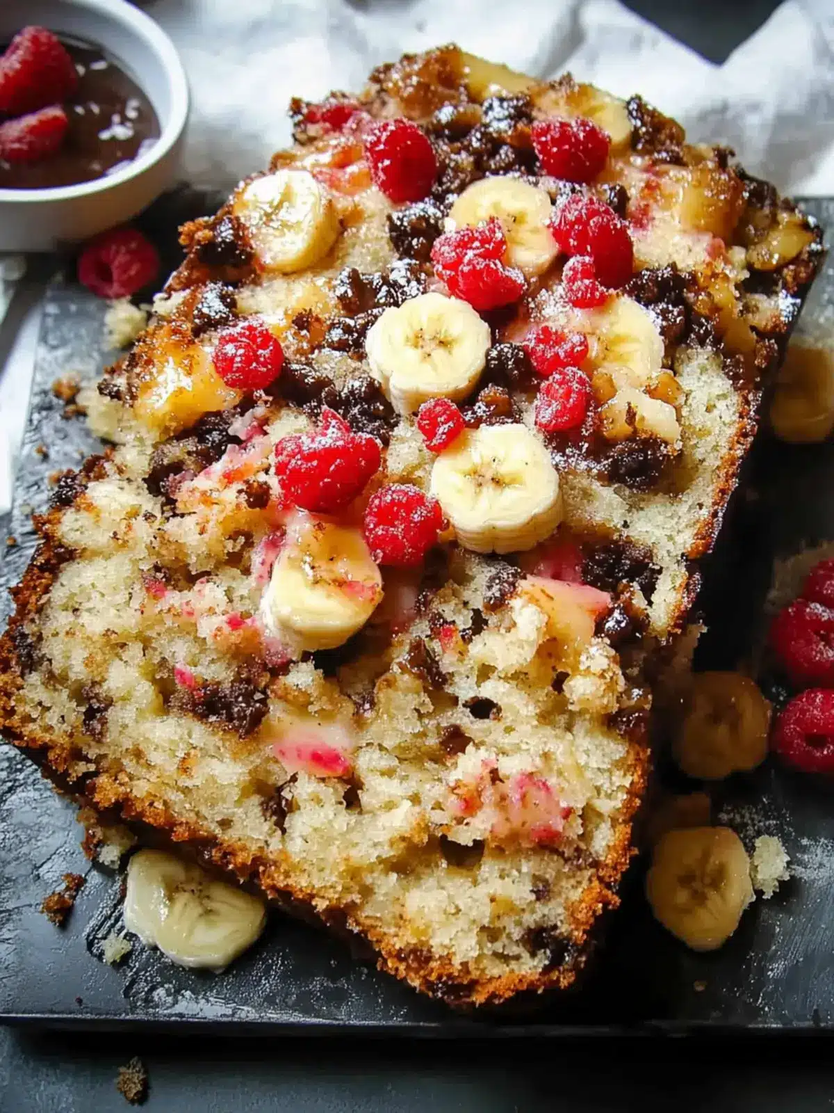 Deliciously Moist Banana Split Bread for Family Mornings 4 Banana Split Bread