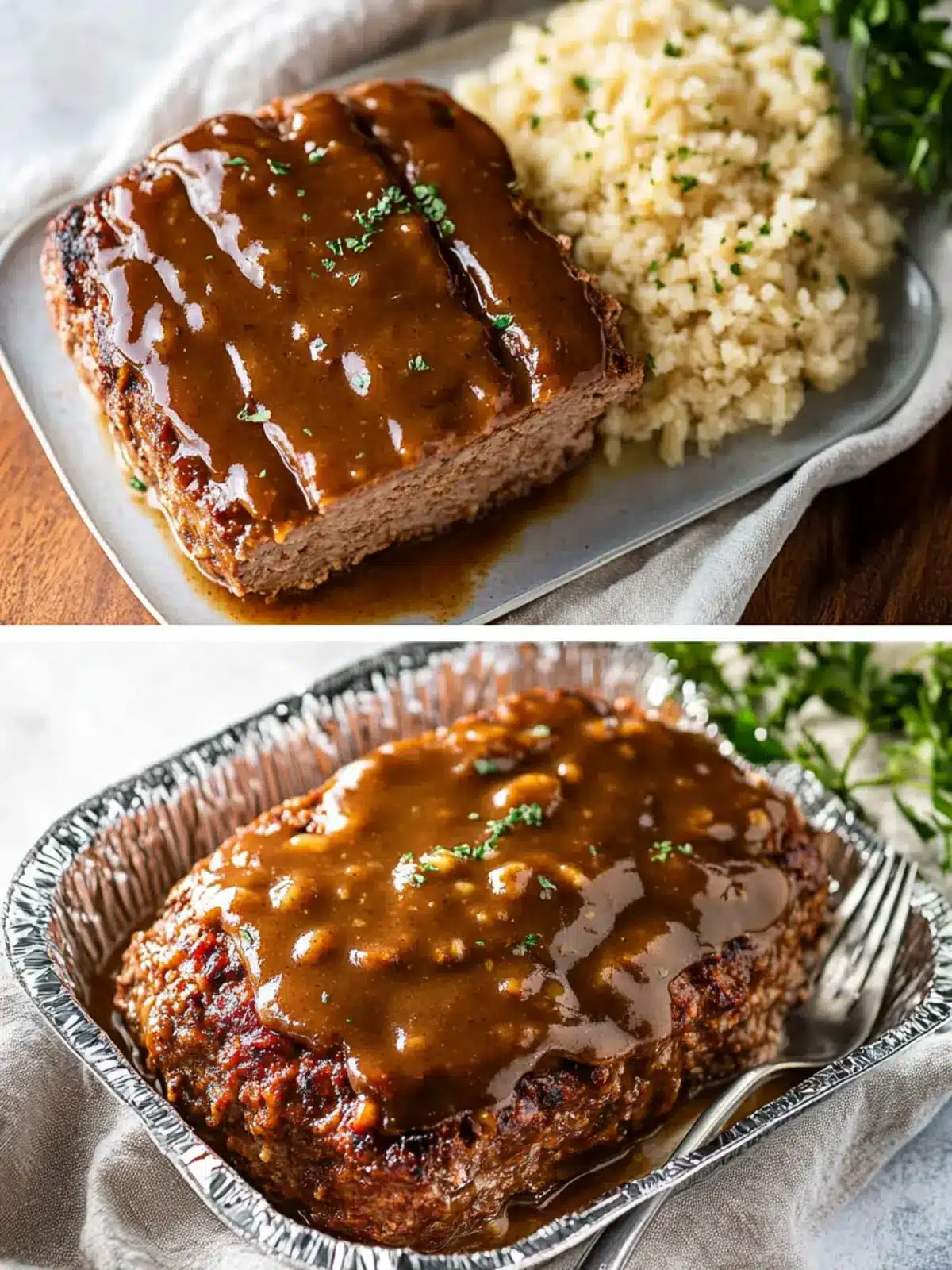 Savory Meatloaf With Brown Gravy You’ll Crave Tonight 2 Meatloaf With Brown Gravy