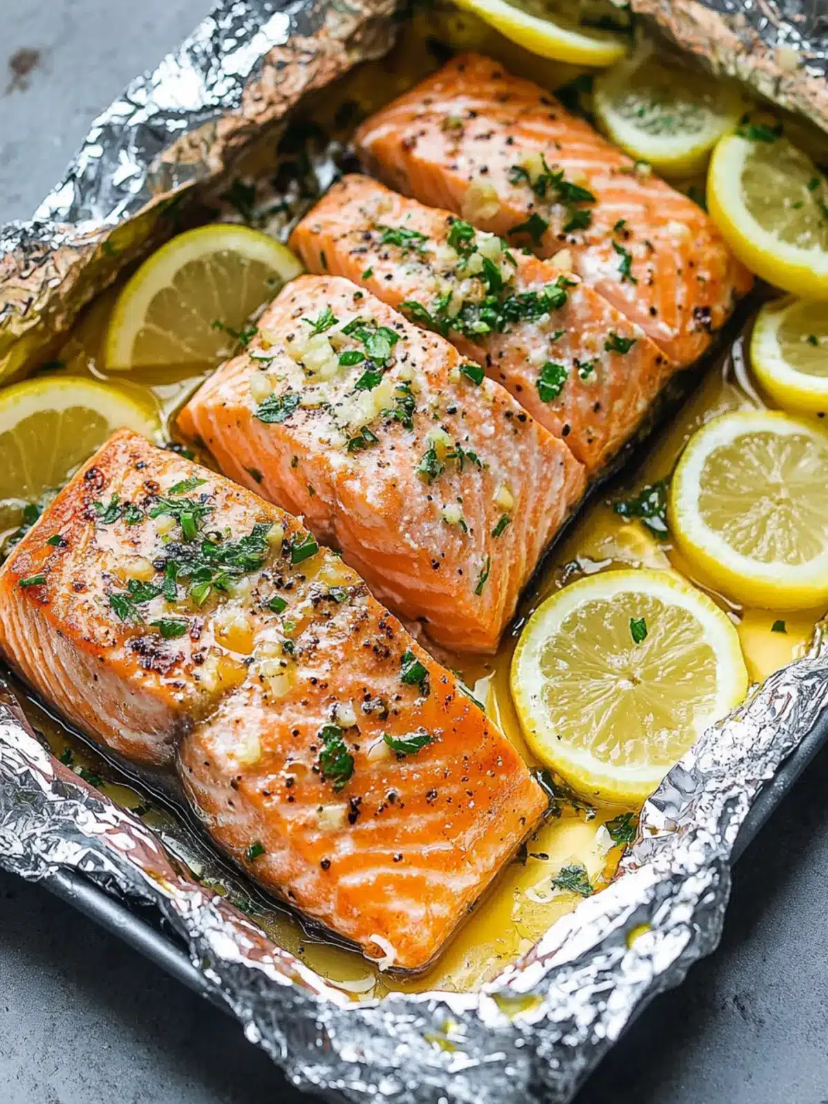 Easy Baked Salmon in Foil with Lemon Garlic Bliss 2 Baked Salmon in Foil