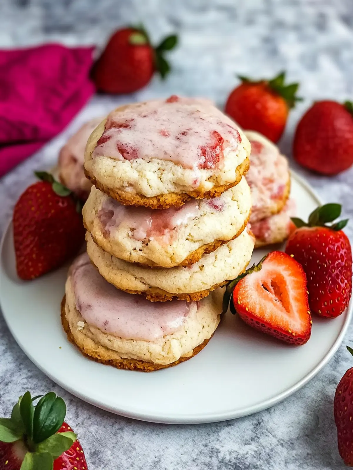 Soft Strawberry Shortcake Cookies for Perfect Spring Days 4 Strawberry Shortcake Cookies