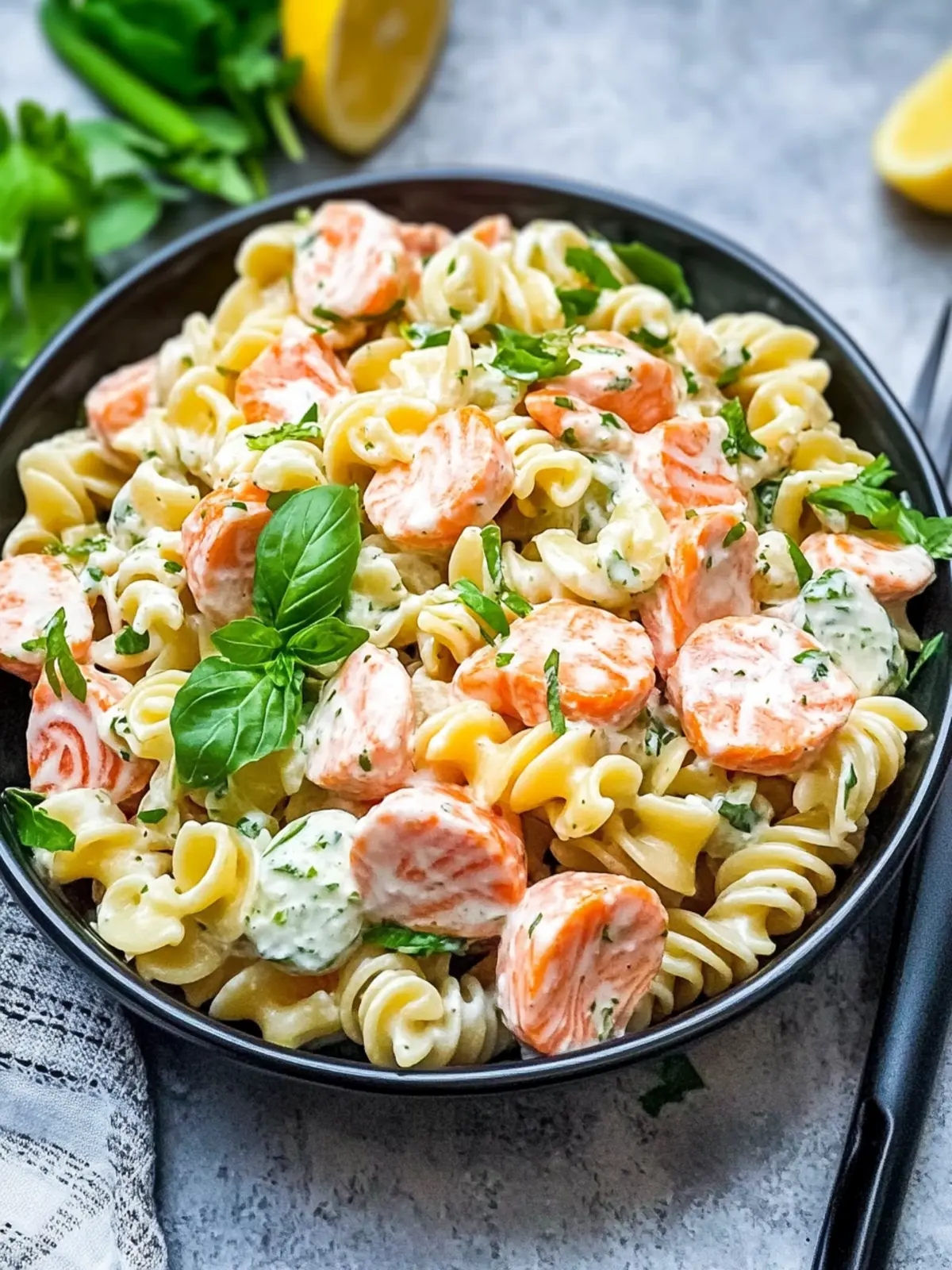 Delicious Salmon Pasta Salad with Crunchy Cucumber Twist 5 Salmon Pasta Salad