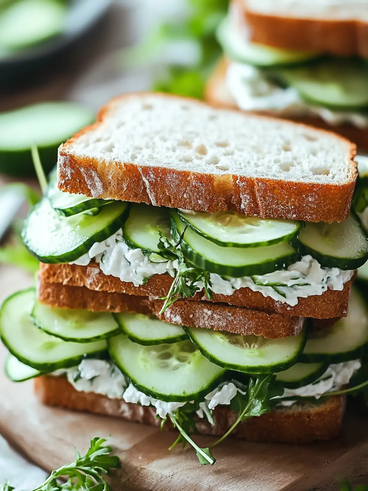 Delicious Cucumber Salad Sandwiches Perfect for Any Occasion 4 Cucumber Salad Sandwiches