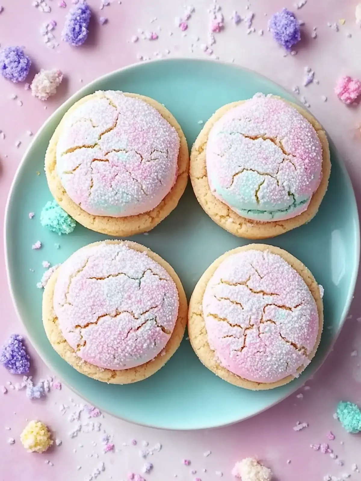 Pastel Sugar Cookie Sandwiches with Dreamy Cream Filling 3 Pastel Sugar Cookie Sandwiches