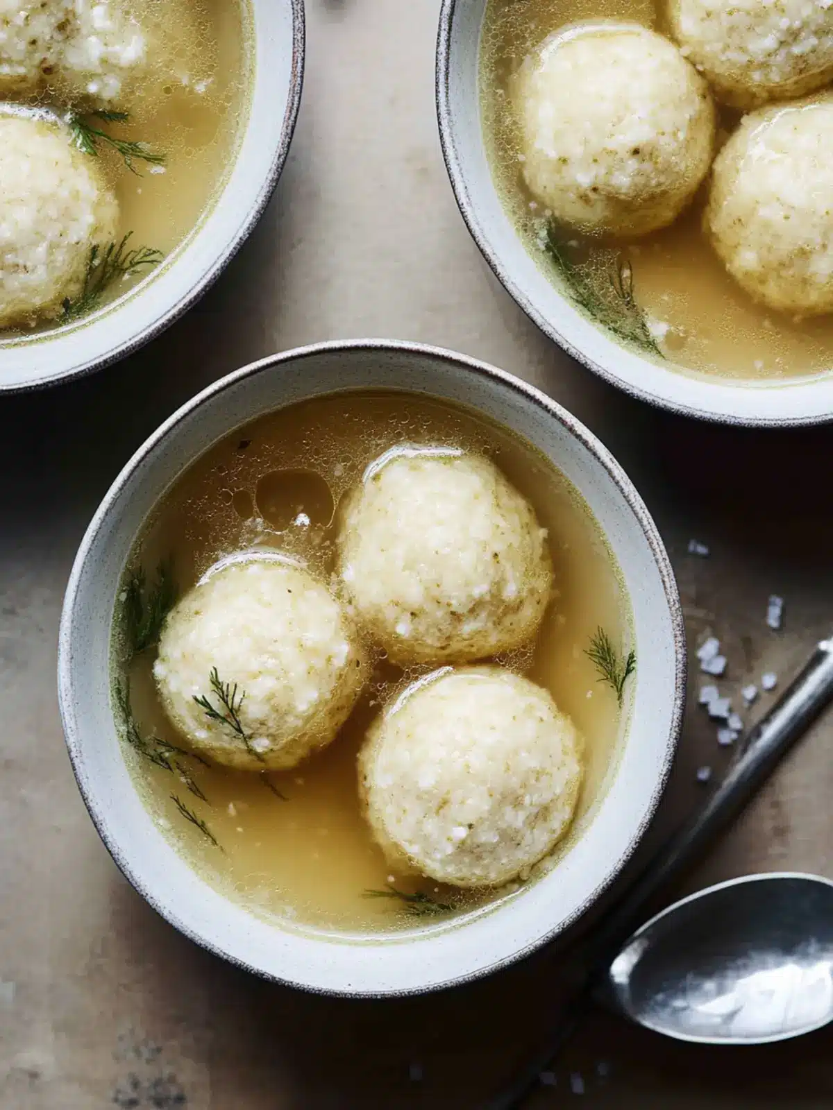 Delicious Matzo Ball Soup: Fluffy or Dense, You Decide! 2 Matzo Ball Soup
