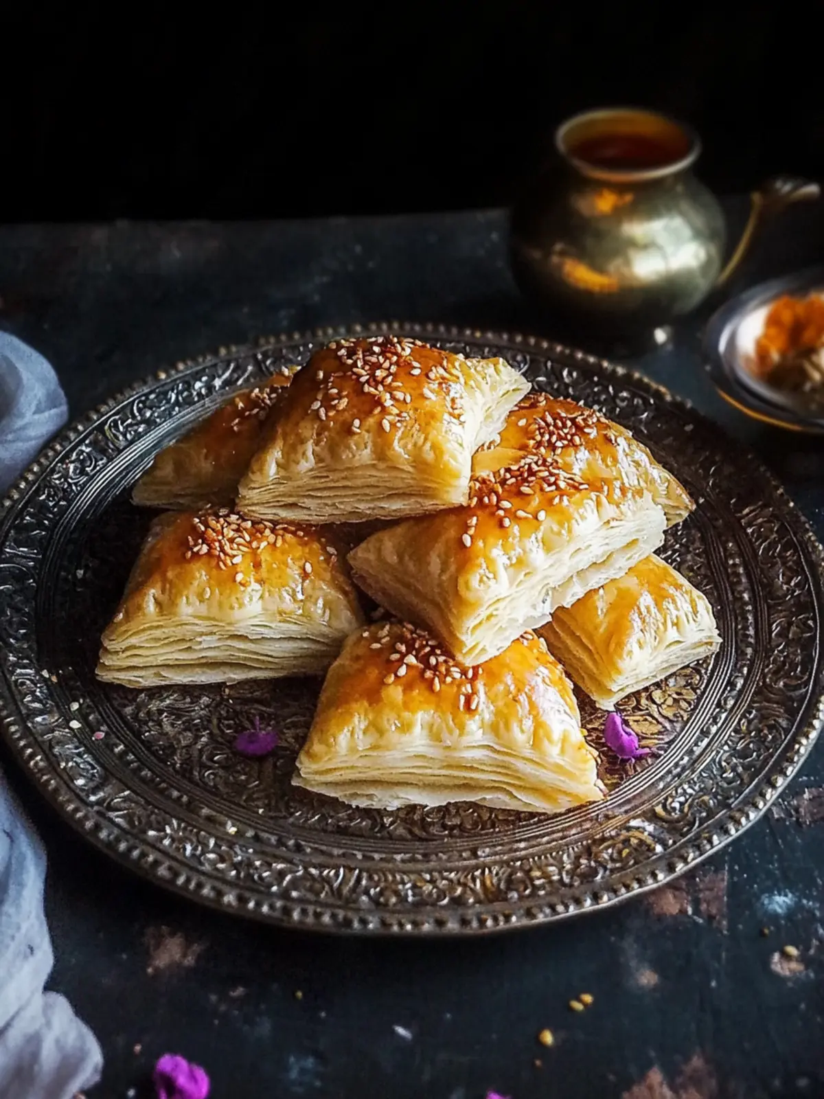 Crispy Warbat Bil Ashta: Your New Favorite Middle Eastern Dessert 3 Warbat Bil Ashta (Shaabiyat)