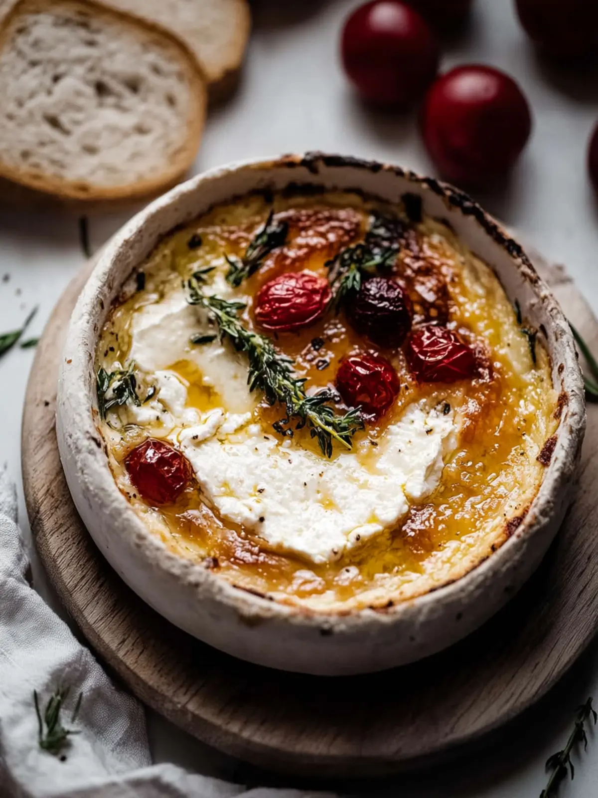 Creamy Baked Goat Cheese with Marinara for Easy Comfort Food 4 Baked Goat Cheese