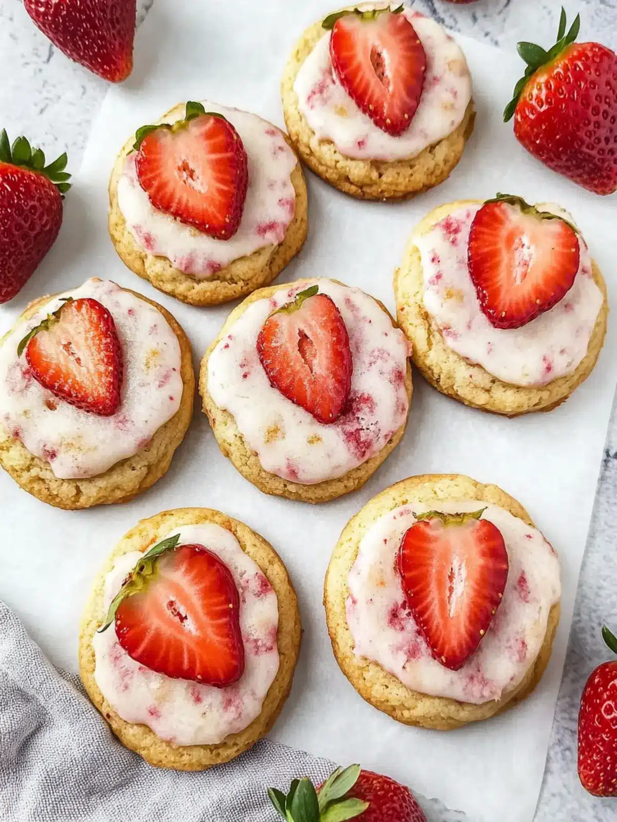 Soft Strawberry Shortcake Cookies for Perfect Spring Days 3 Strawberry Shortcake Cookies