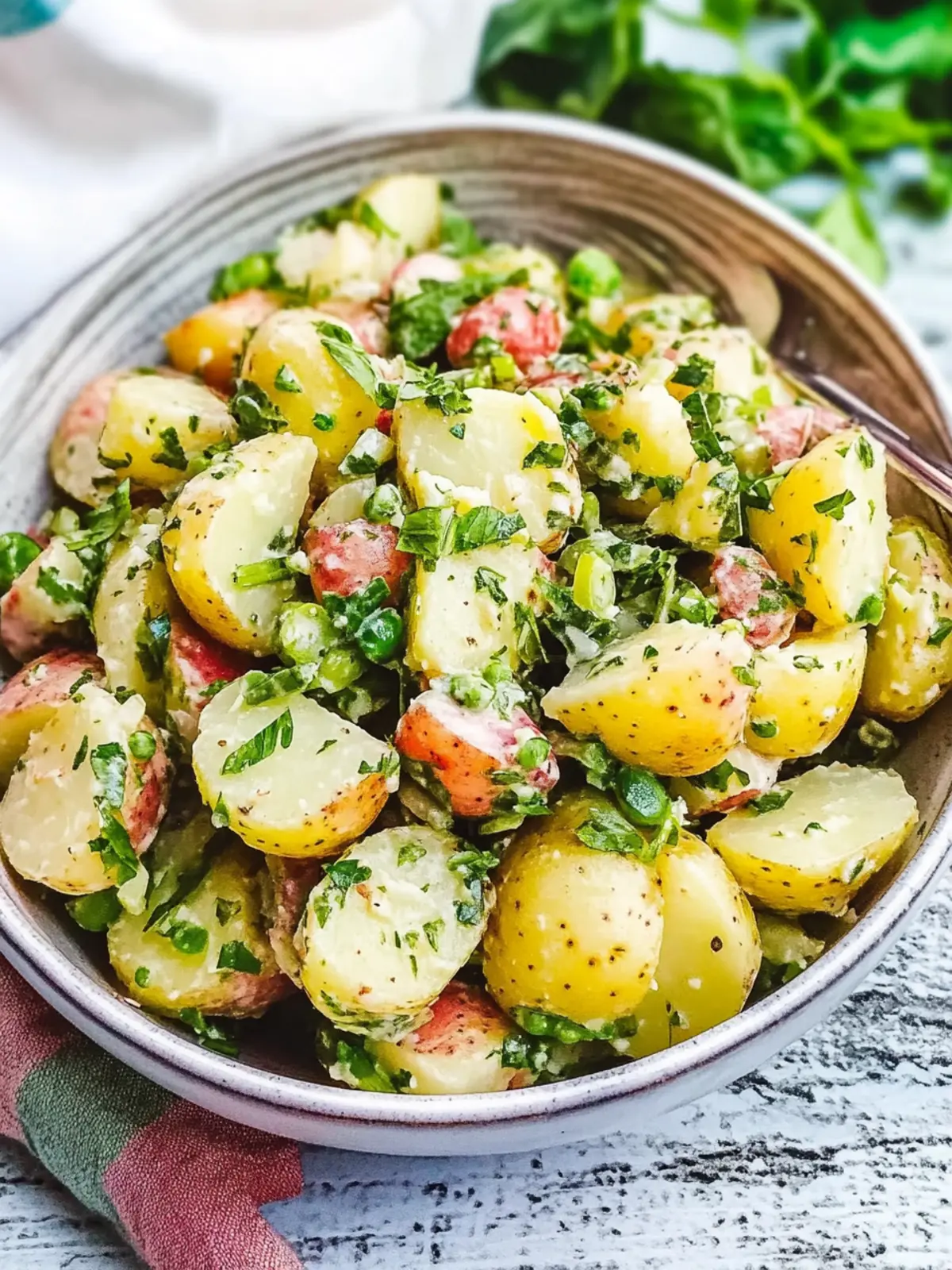 Herb-Infused Potato Salad That's a Must-Make Delight! 3 Potato Salad with Herbs