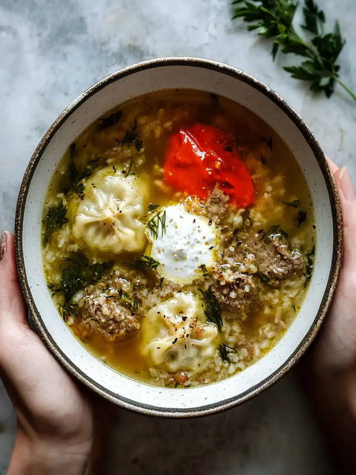 Heartwarming Persian Meat & Rice Dumpling Soup Recipe 2 Persian Meat & Rice Dumpling Soup