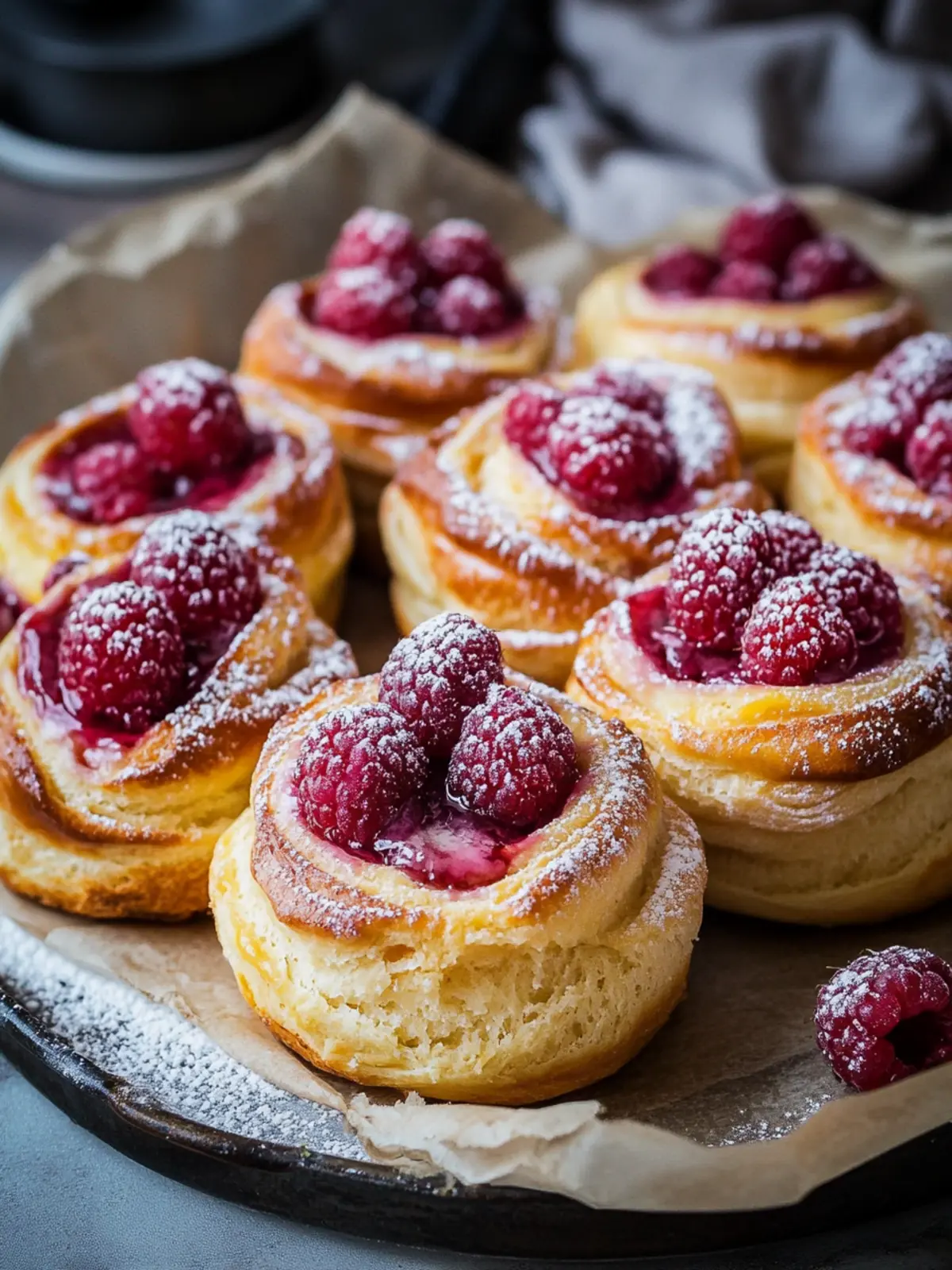 Raspberry Custard Buns: A Taste of Cozy Norwegian Delight 5 Raspberry Custard Buns