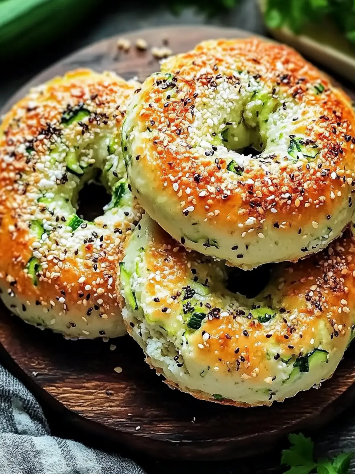 Gluten-Free Zucchini Bagels: Wholesome Breakfast Treat 5 Zucchini Bagels