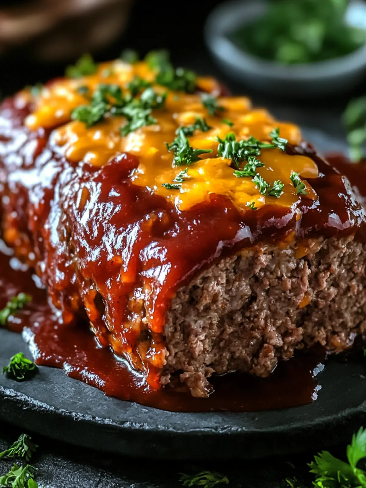 BBQ Cheddar Meatloaf: Your New Family Favorite Dinner Delight 2 BBQ Cheddar Meatloaf